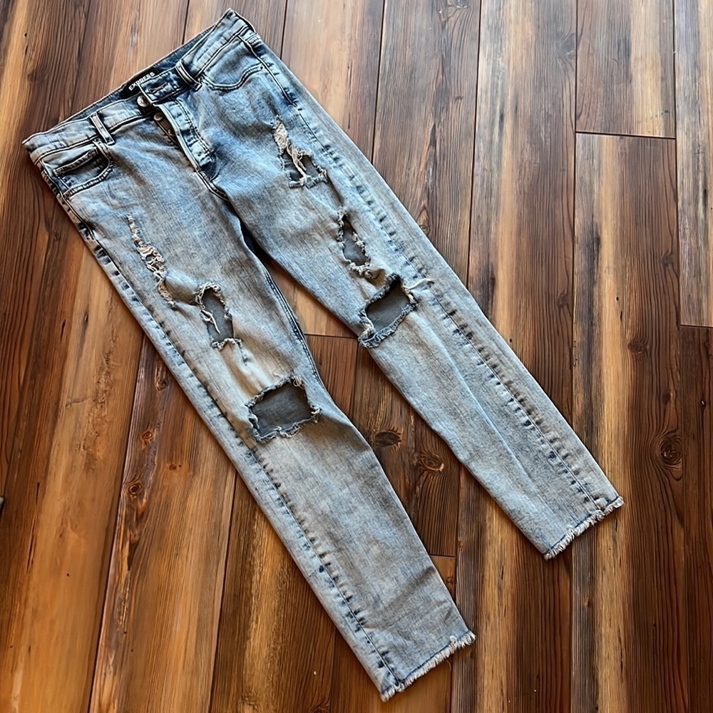 Express vintage skinny high rise original size 2 - Picture 5 of 12